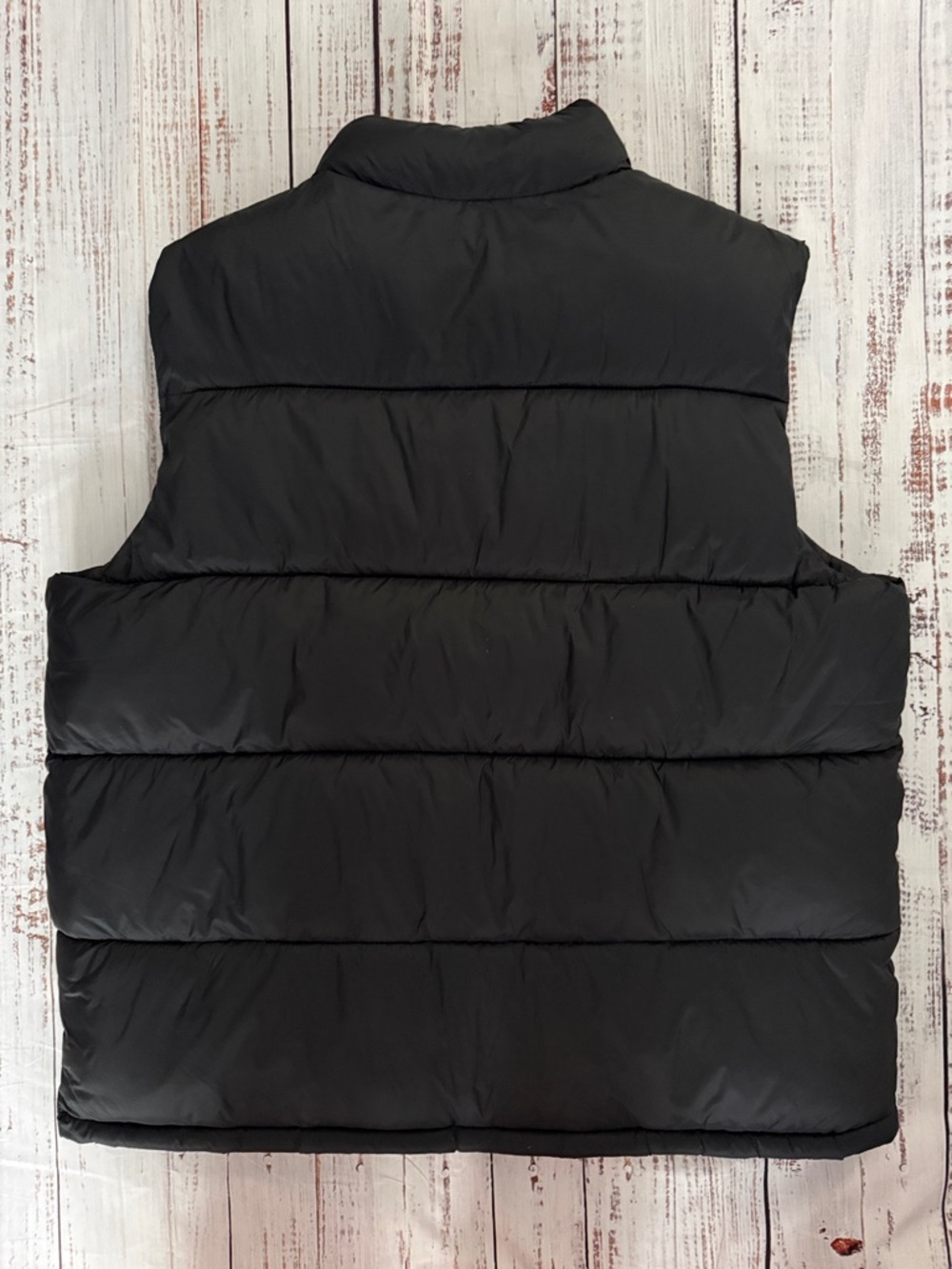 Old Navy Black Quilted Puffer Vest with Zipper Closure XXL - Picture 2 of 12